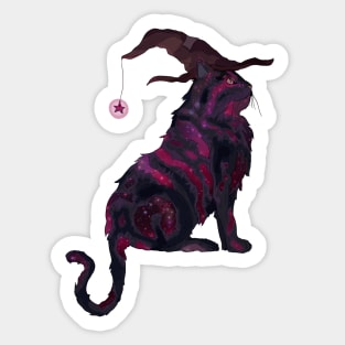 Cat Wizard Sticker